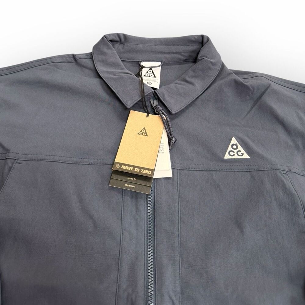 Nike ACG "Smith Summit" UV Blue Navy Jacket Mens size Medium HV0598-437 New - Picture 3 of 11